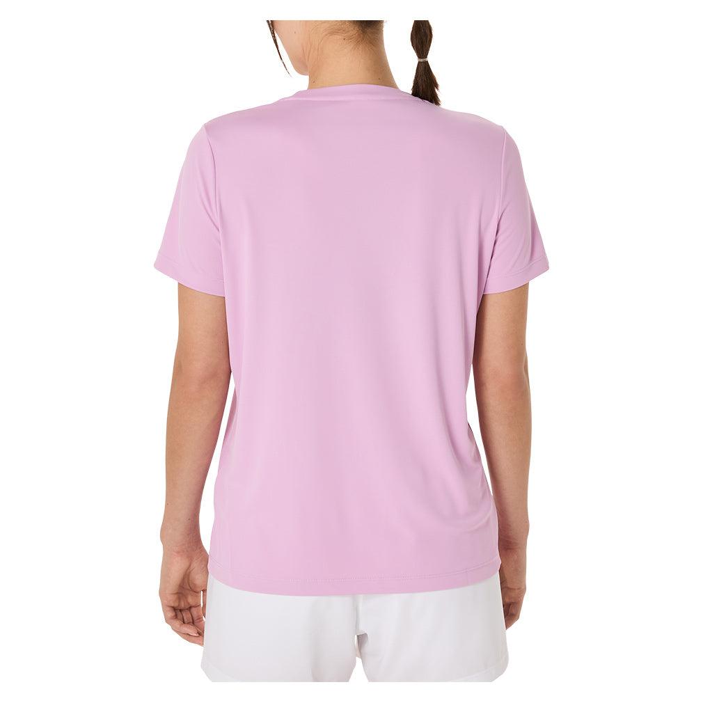 Women's Court Graphic Tennis Tee Light Ube and Brilliant White - Bell Racket Store