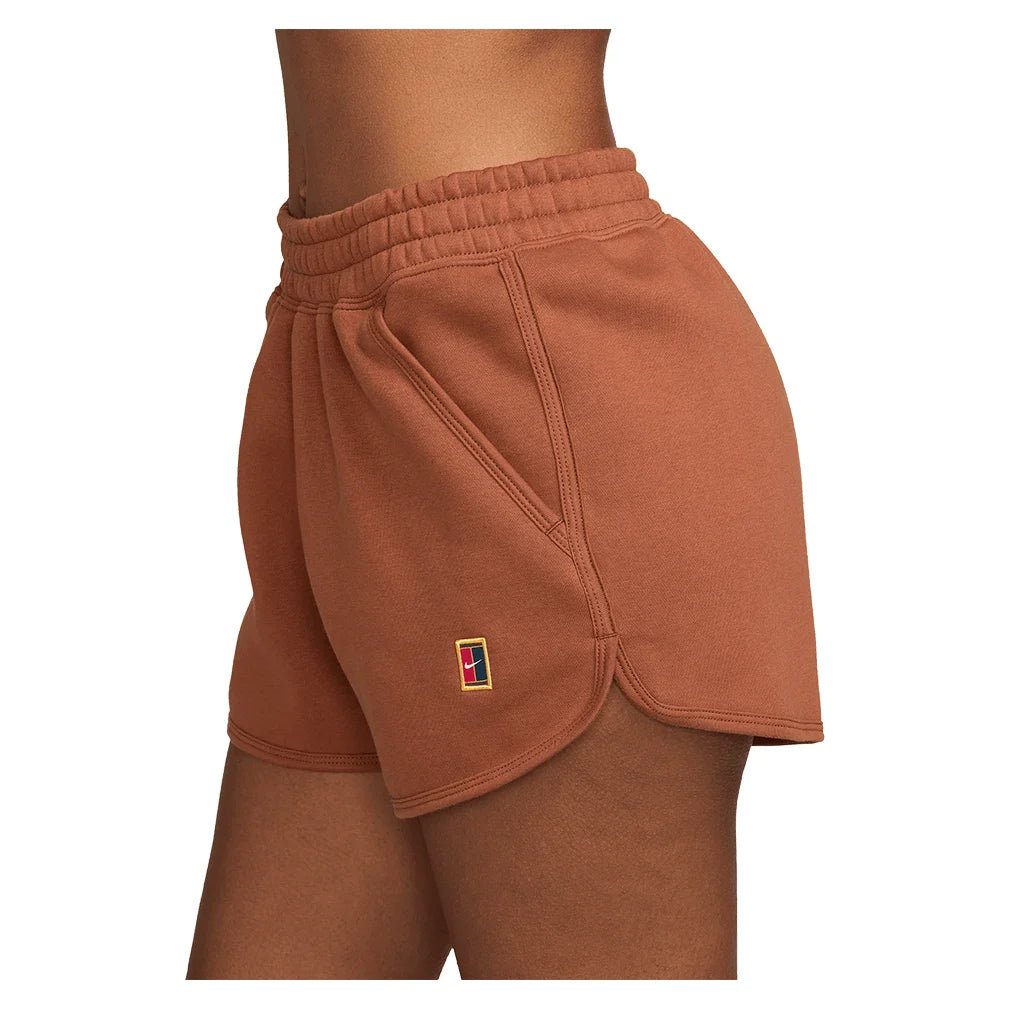 Women's Court Heritage Mid - Rise Fleece Tennis Shorts - Bell Racket Store