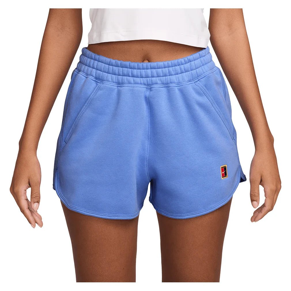 Women's Court Heritage Mid - Rise Fleece Tennis Shorts - Bell Racket Store