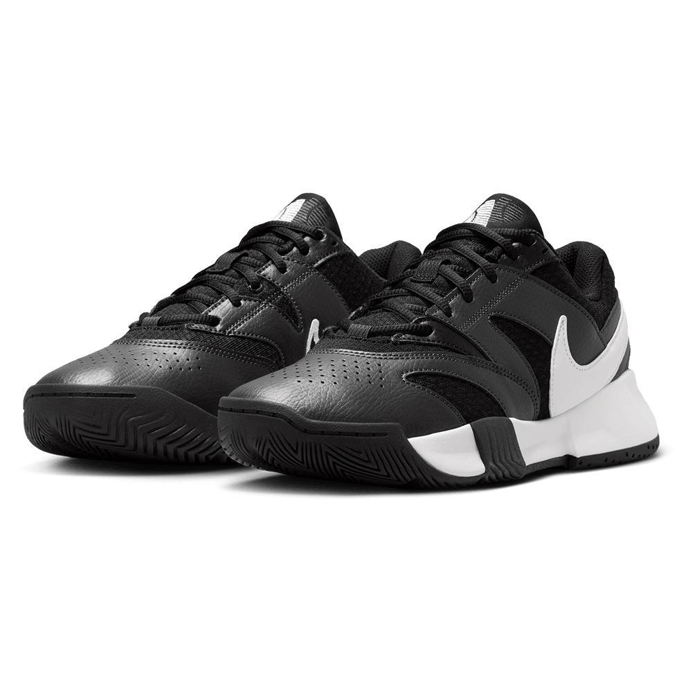 Women's Court Lite 4 Tennis Shoes Black and White - Bell Racket Store