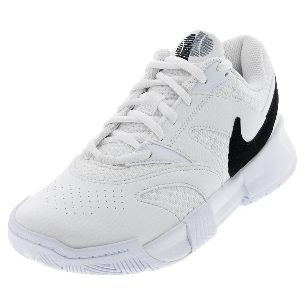 Women's Court Lite 4 Tennis Shoes White and Black - Bell Racket Store