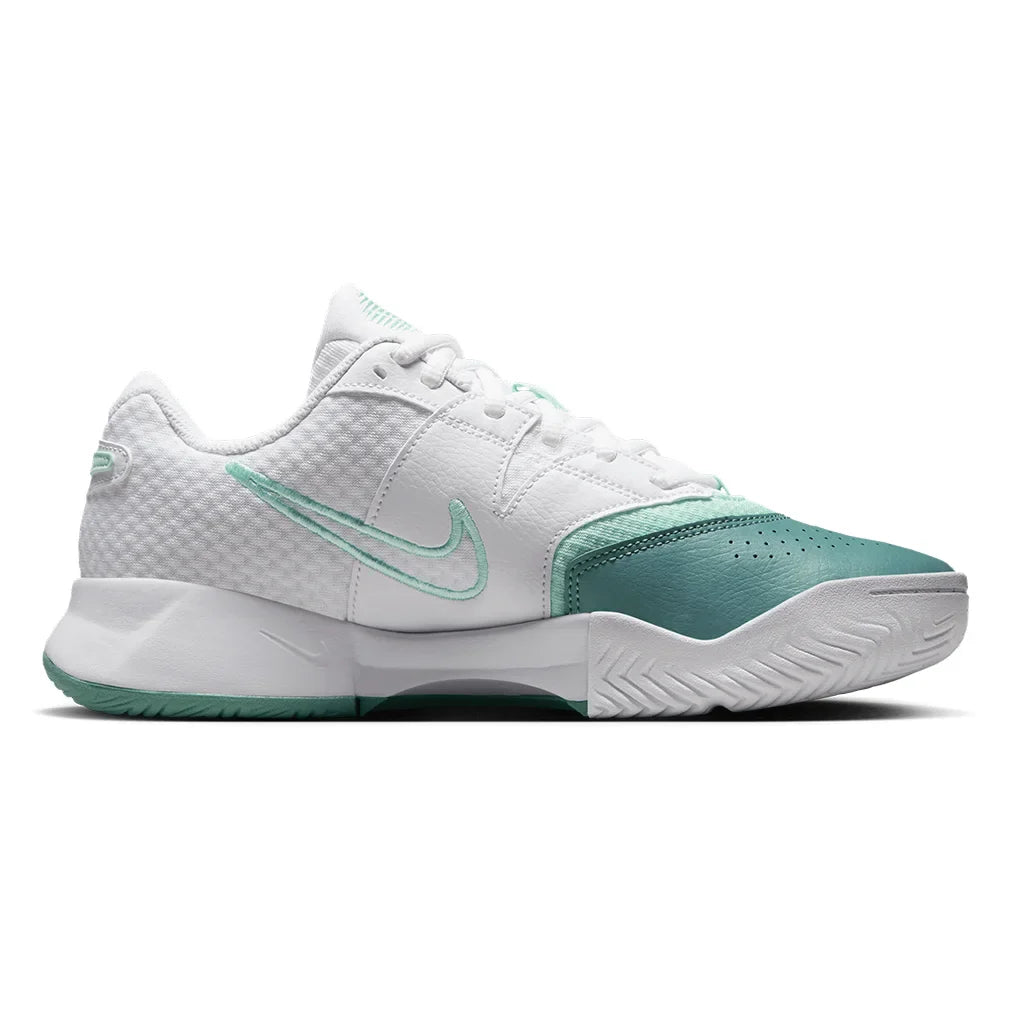 Women's Court Lite 4 Tennis Shoes White and Mint Foam - Bell Racket Store