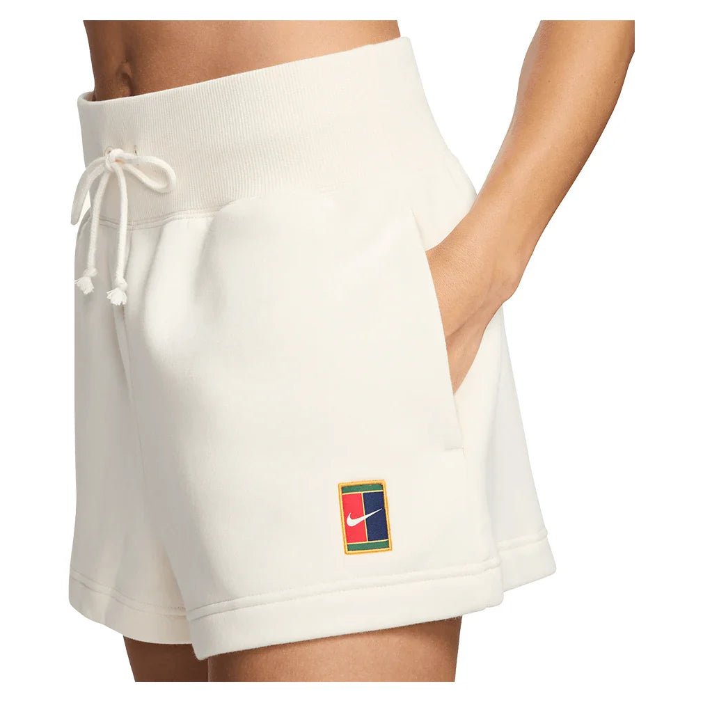 Women's Court Phoenix Fleece Tennis Short Pale Ivory - Bell Racket Store