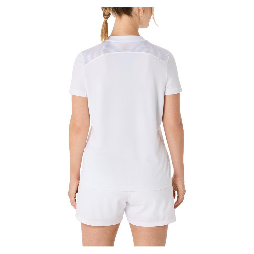 Women's Court Short Sleeve Tennis Top Brilliant White - Bell Racket Store