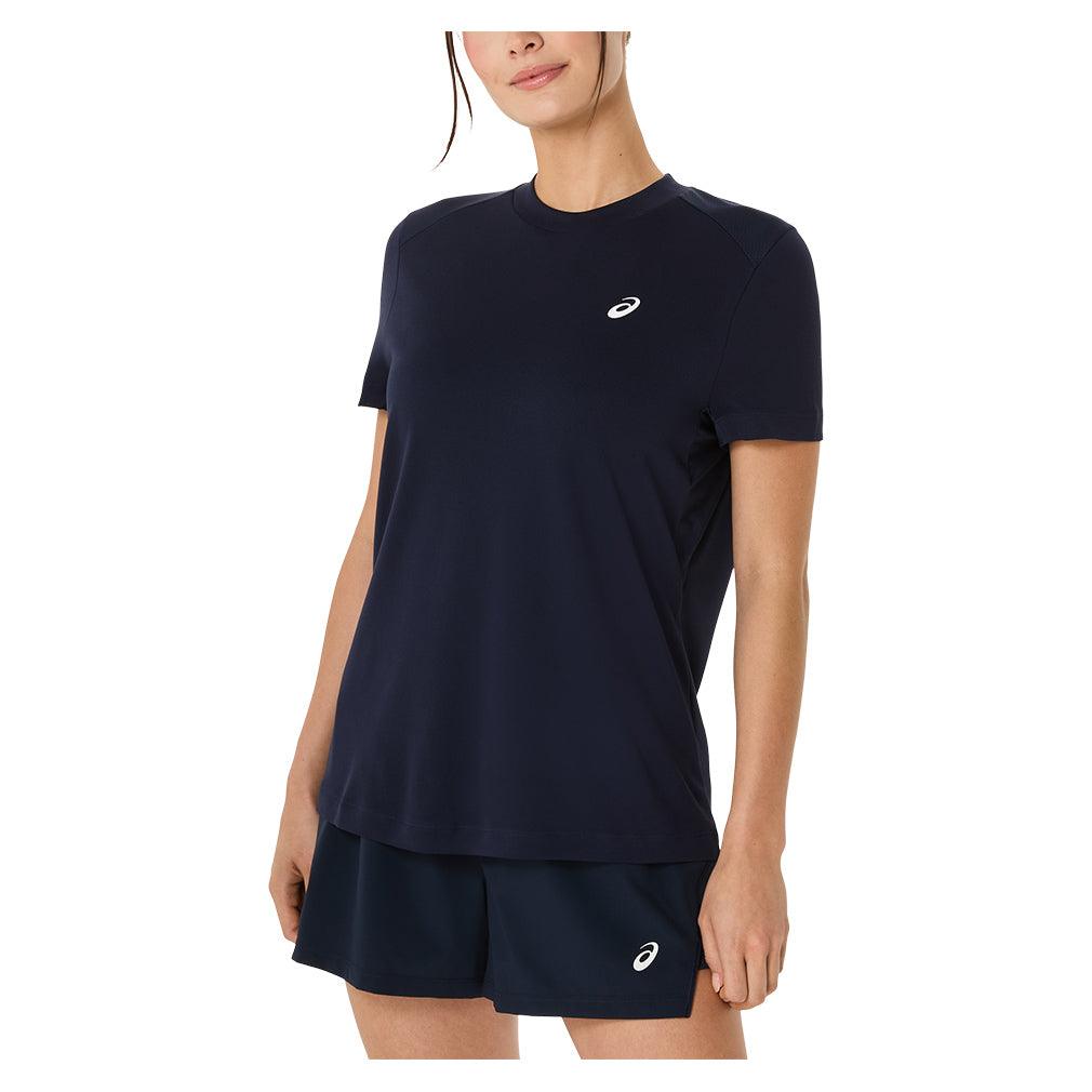 Women's Court Short Sleeve Tennis Top Midnight - Bell Racket Store