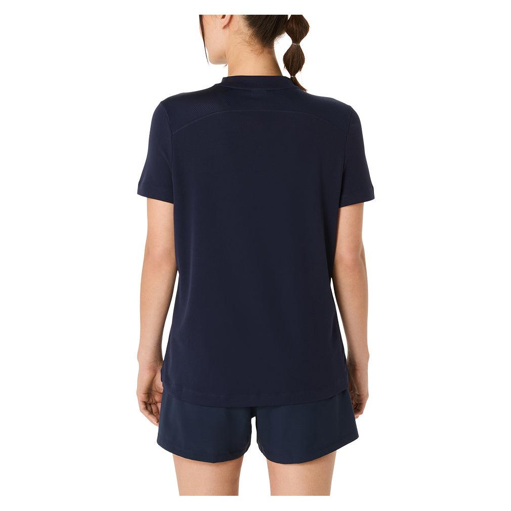 Women's Court Short Sleeve Tennis Top Midnight - Bell Racket Store