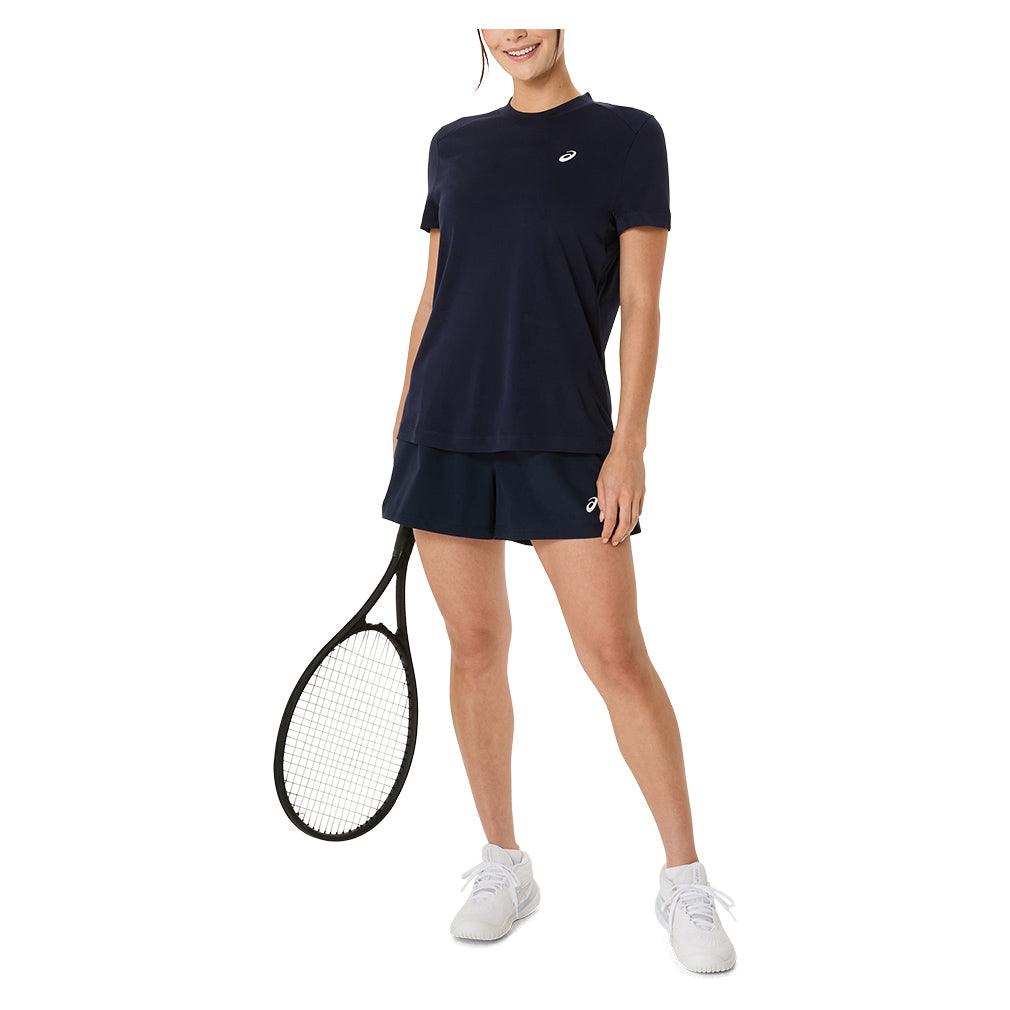 Women's Court Short Sleeve Tennis Top Midnight - Bell Racket Store