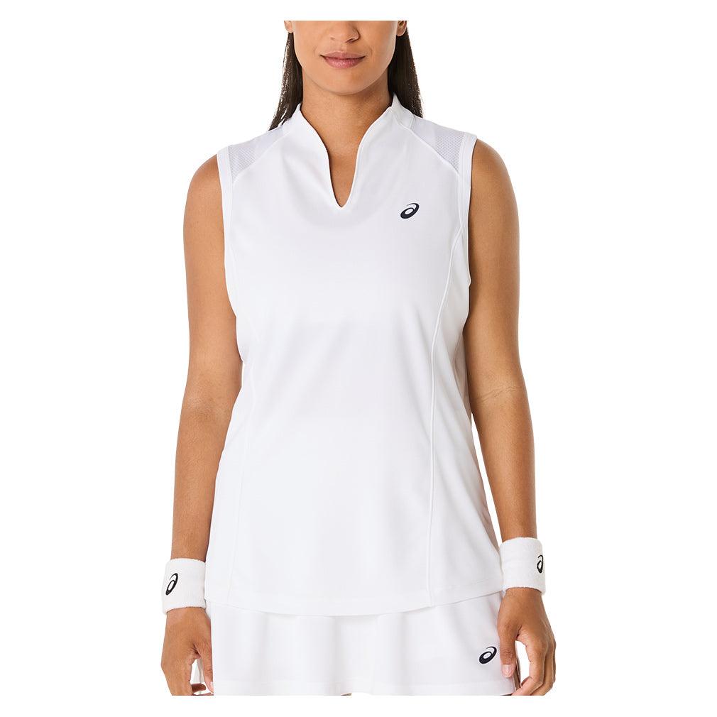 Women's Court Tennis Tank Brilliant White - Bell Racket Store