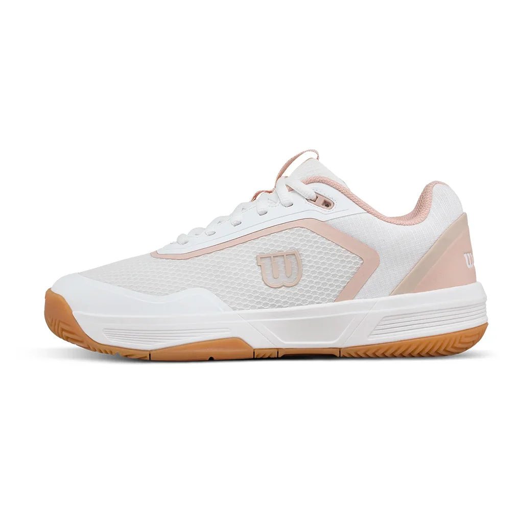 Women's CourtGlide Tennis Shoes White and Cameo - Bell Racket Store