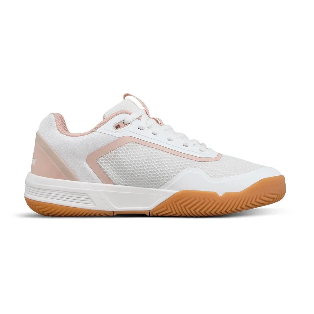 Women's CourtGlide Tennis Shoes White and Cameo - Bell Racket Store