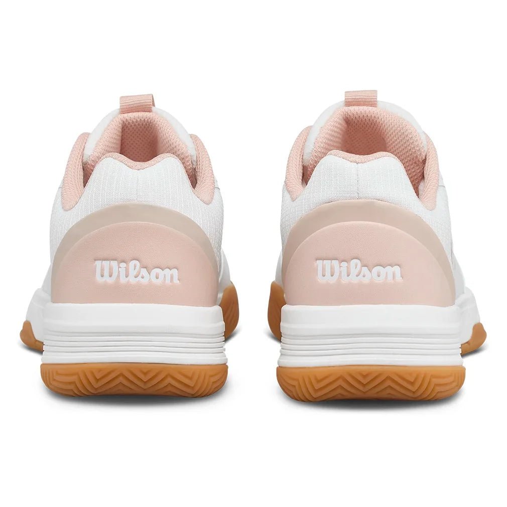 Women's CourtGlide Tennis Shoes White and Cameo - Bell Racket Store