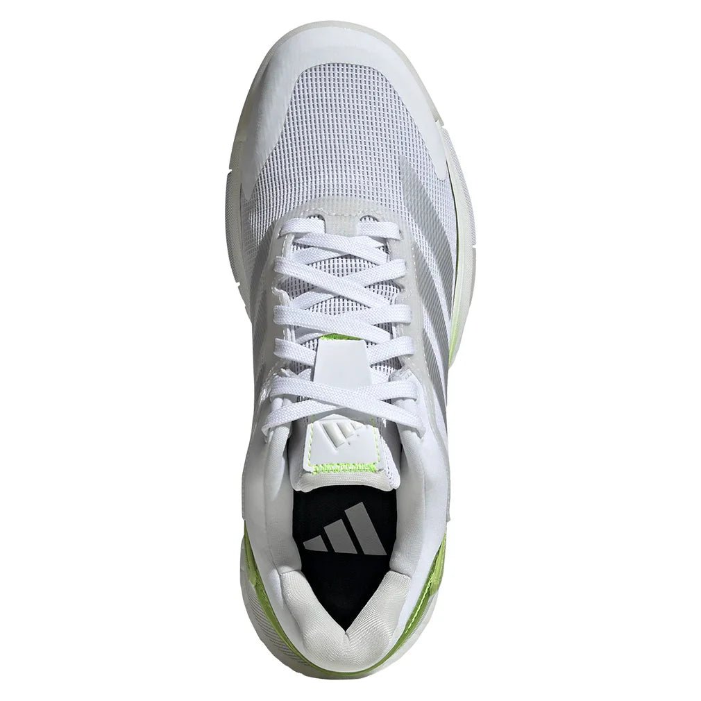 Women's Crazyquick Boost Padel Shoes Footwear White and Lucid Lemon - Bell Racket Store