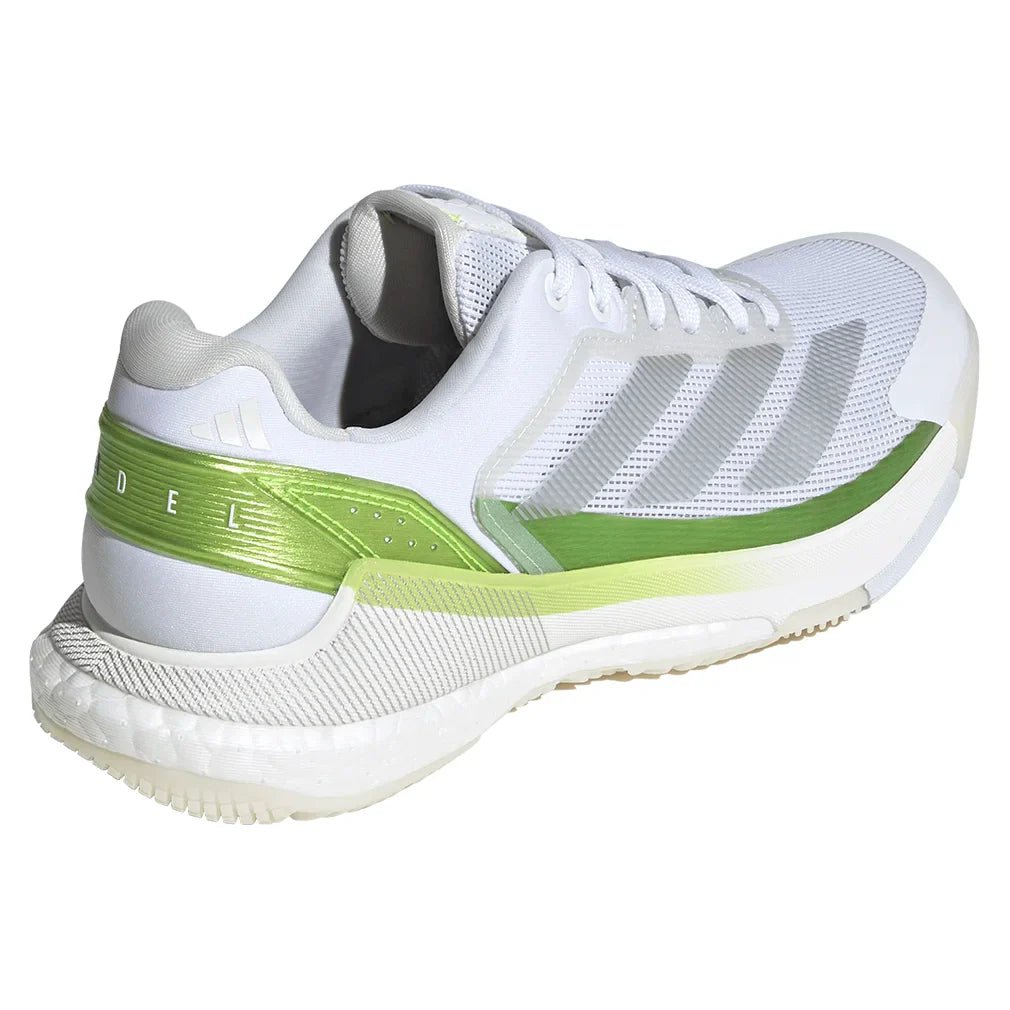 Women's Crazyquick Boost Padel Shoes Footwear White and Lucid Lemon - Bell Racket Store