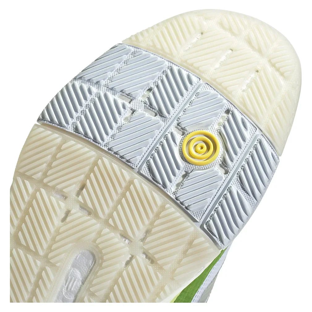 Women's Crazyquick Boost Padel Shoes Footwear White and Lucid Lemon - Bell Racket Store