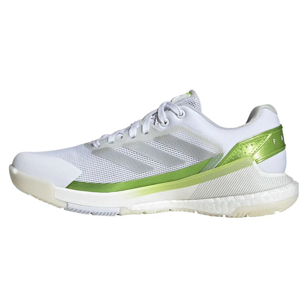 Women's Crazyquick Boost Padel Shoes Footwear White and Lucid Lemon - Bell Racket Store