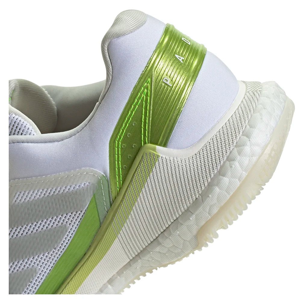 Women's Crazyquick Boost Padel Shoes Footwear White and Lucid Lemon - Bell Racket Store