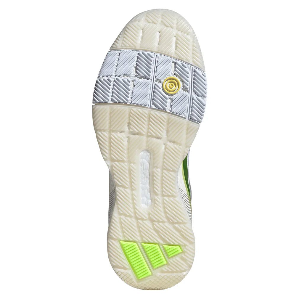Women's Crazyquick Boost Padel Shoes Footwear White and Lucid Lemon - Bell Racket Store