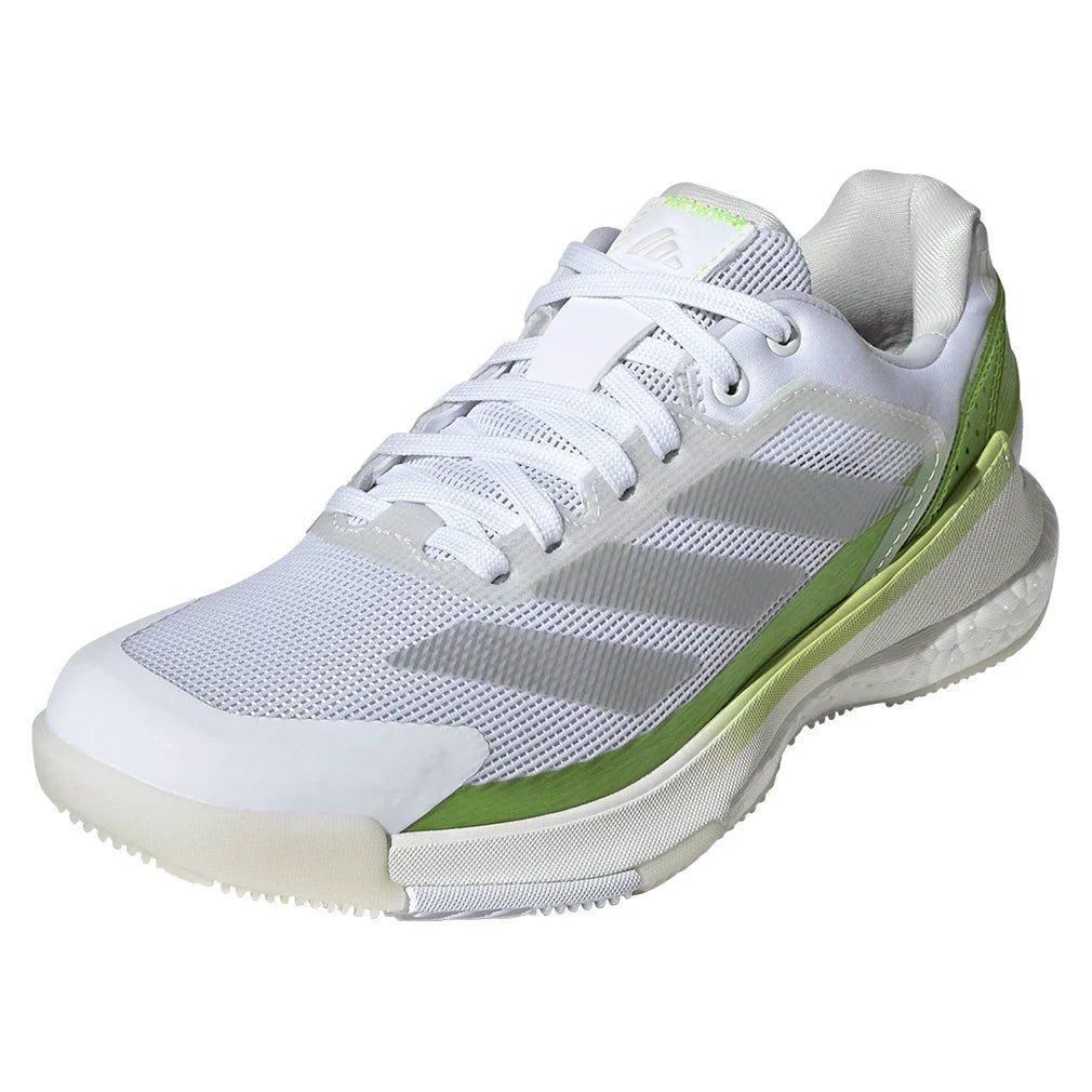 Women's Crazyquick Boost Padel Shoes Footwear White and Lucid Lemon - Bell Racket Store