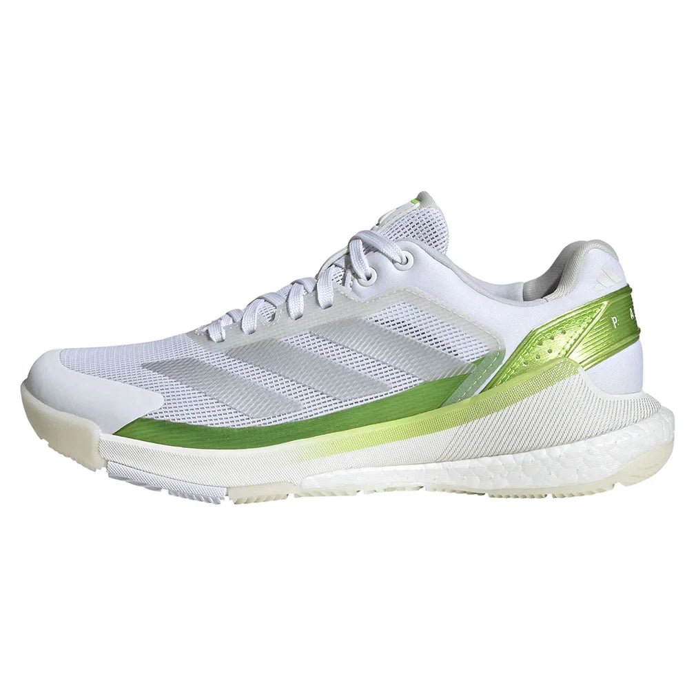 Women's Crazyquick Boost Padel Shoes Footwear White and Lucid Lemon - Bell Racket Store