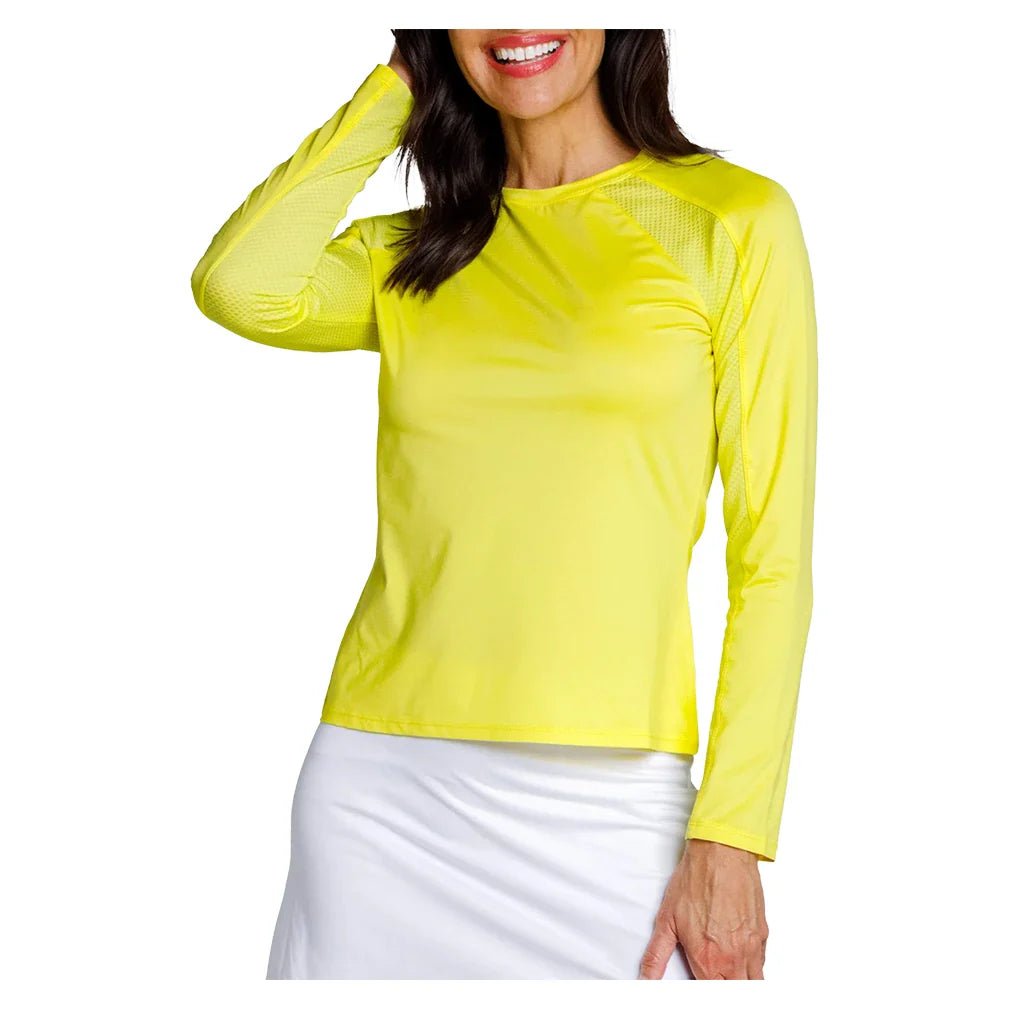 Women's Crystah Long Sleeve Tennis Top Sunglow - Bell Racket Store
