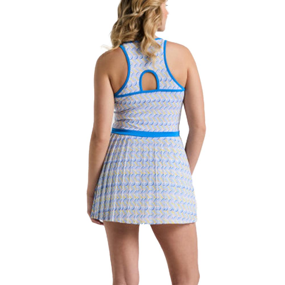Women's Cut Out Tennis Dress with Pleats Bright White - Bell Racket Store