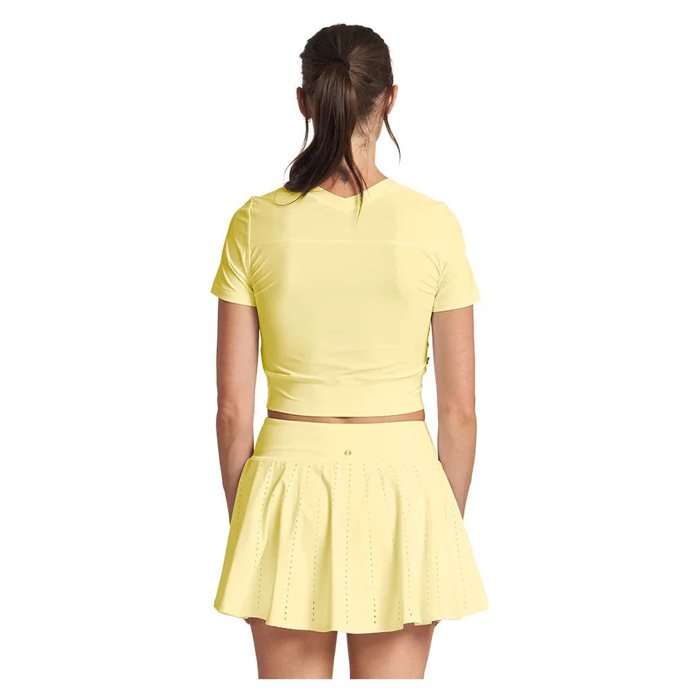 Women's Double - V Crop Tennis Top - Bell Racket Store
