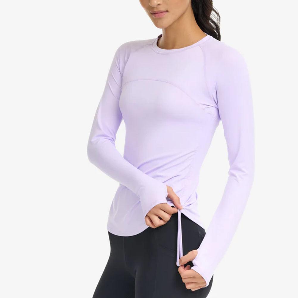 Women's Drawstring Long Sleeve Tennis Crew - Bell Racket Store