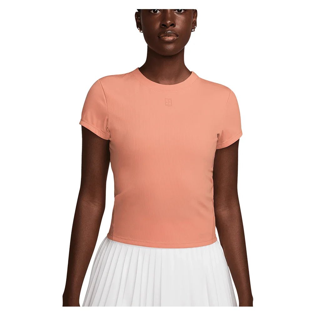 Women's Dri - Fit Advantage Short Sleeve Tennis Top Apricot Agate - Bell Racket Store