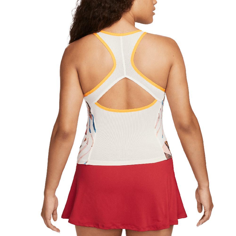 Women's Dri - Fit Slam Tennis Tank Coconut Milk and Sundial - Bell Racket Store