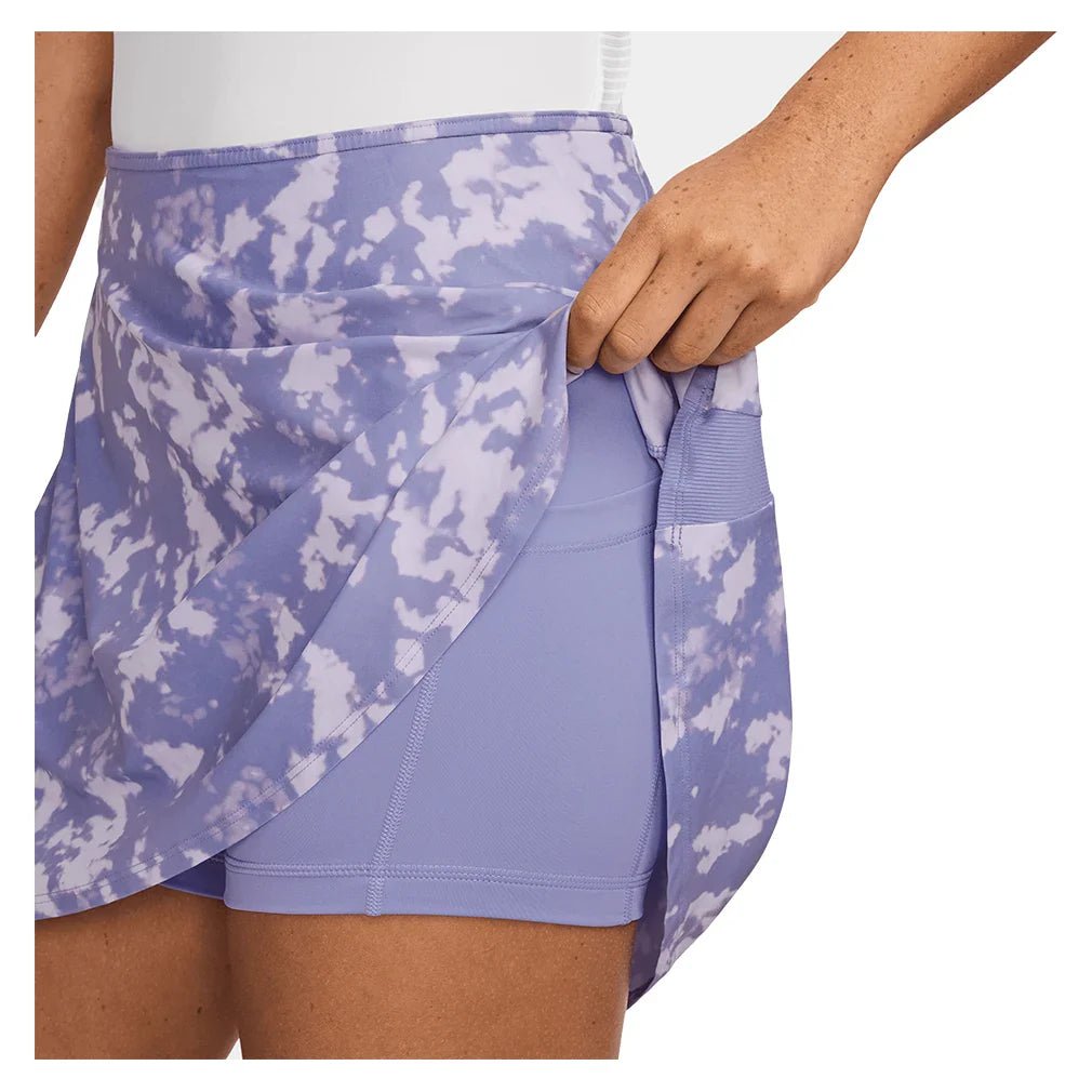 Women's Dri - FIT Victory Flouncy 15" Print Tennis Skort Lilac Ice and White - Bell Racket Store