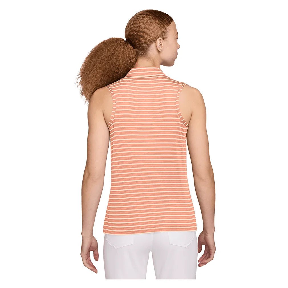 Women's Dri - Fit Victory Sleeveless Striped Tennis Polo - Bell Racket Store