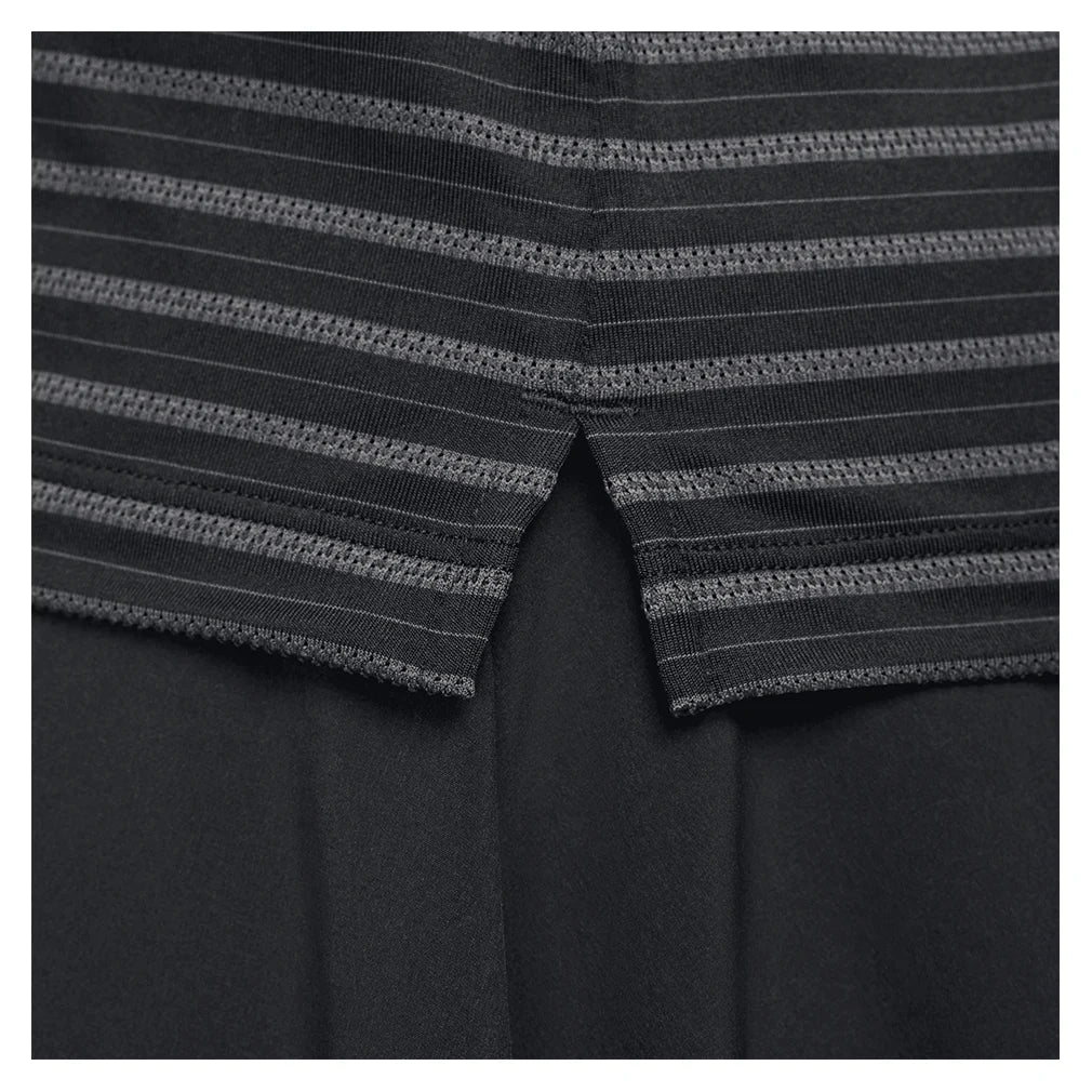 Women's Dri - Fit Victory Sleeveless Striped Tennis Polo - Bell Racket Store