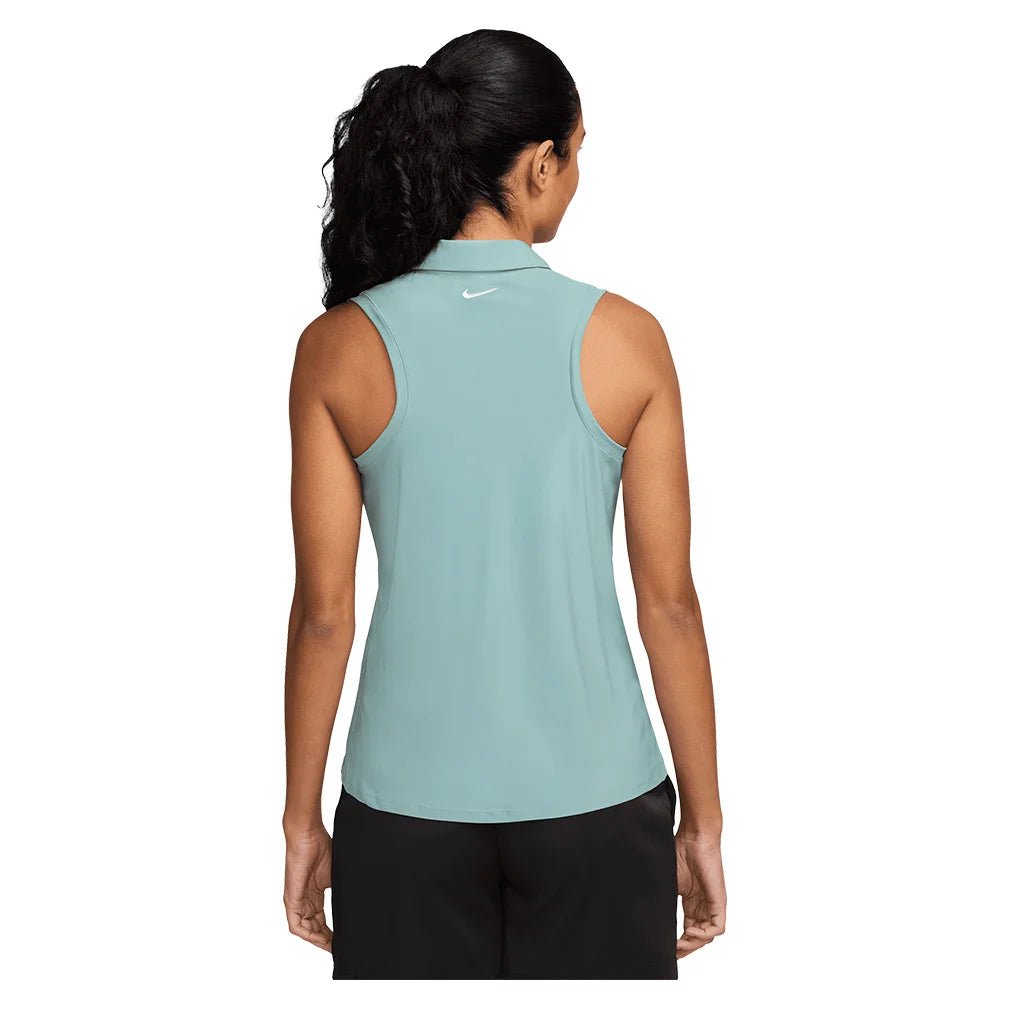 Women's Dri - FIT Victory Sleeveless Tennis Polo Cannon and White - Bell Racket Store