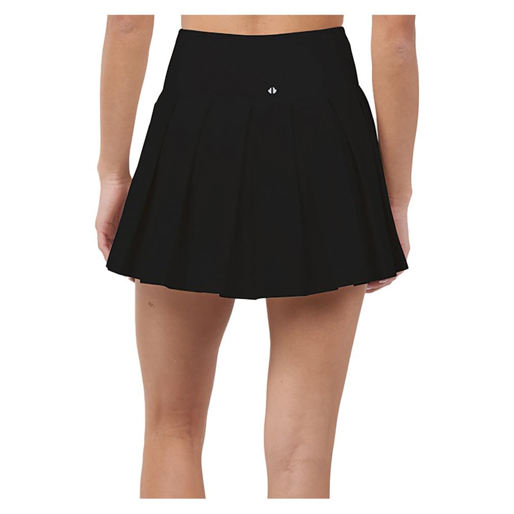 Women's Endure Piped Pleated Tennis Skort Black - Bell Racket Store