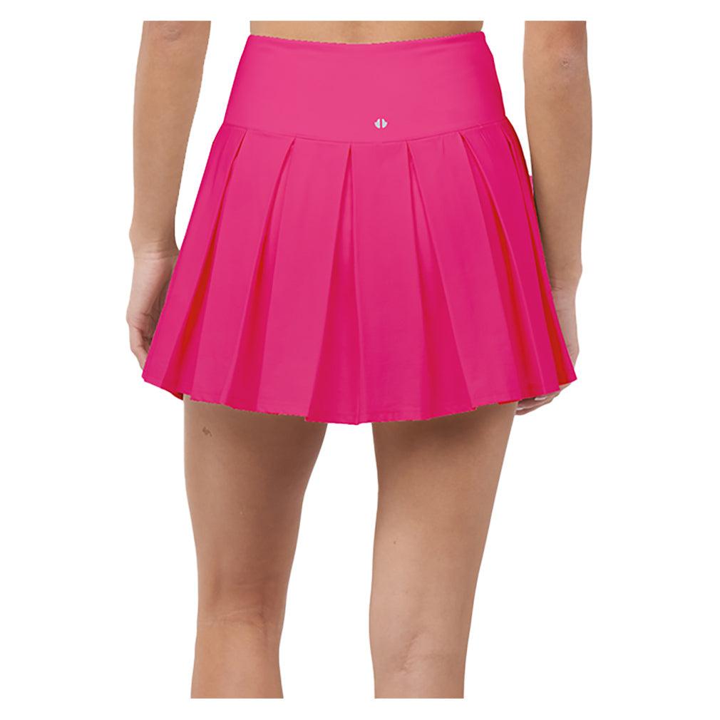 Women's Endure Piped Pleated Tennis Skort Dragon Fruit and Azalea - Bell Racket Store