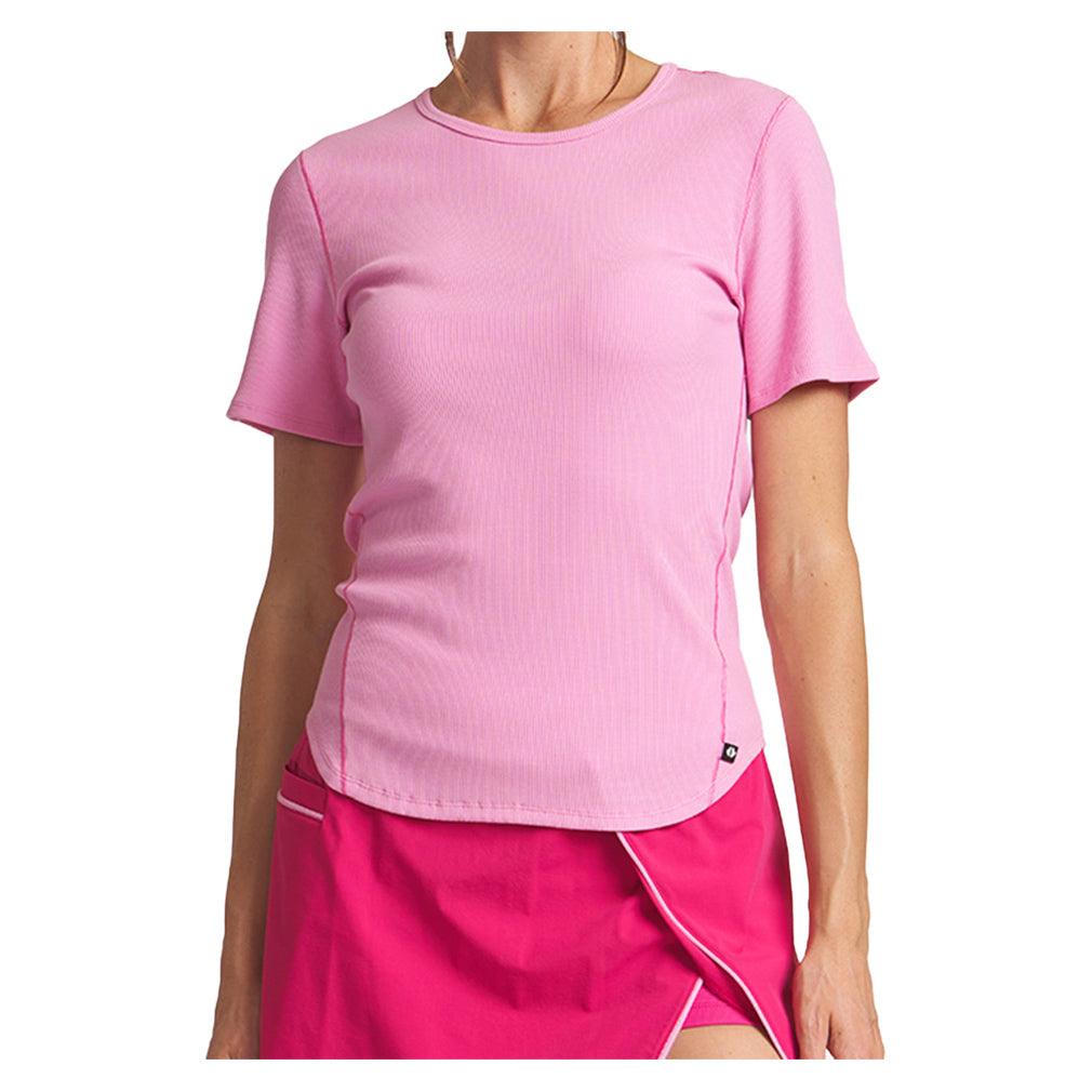 Women's Essential Ladder Stitch Tennis Top Azalea - Bell Racket Store