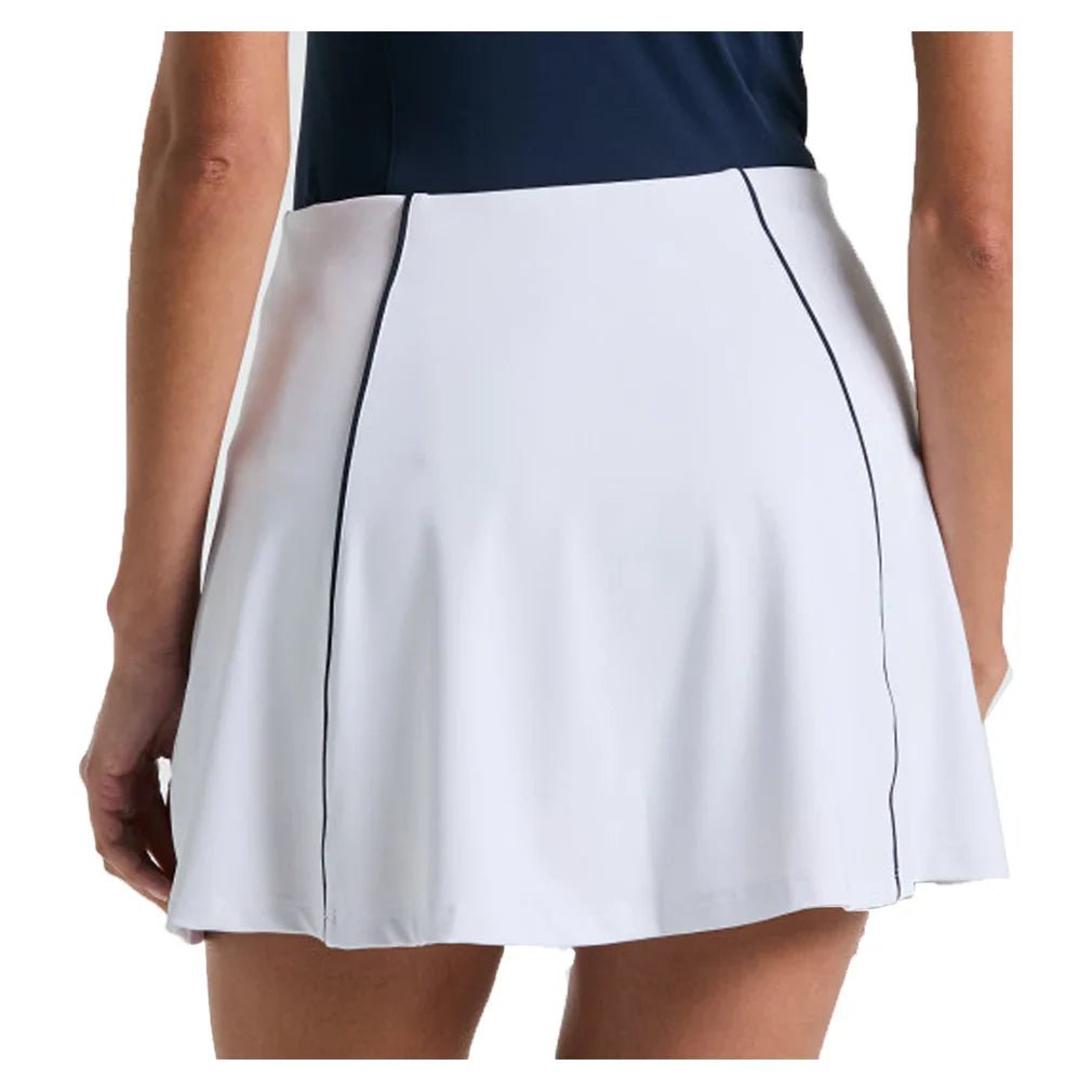 Women's Essentials Colorblock Flounce 15 Inch Tennis Skort Bright White - Bell Racket Store