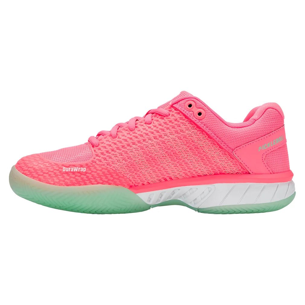 Women's Express Light Pickleball Shoes Neon Pastel Pink and White - Bell Racket Store
