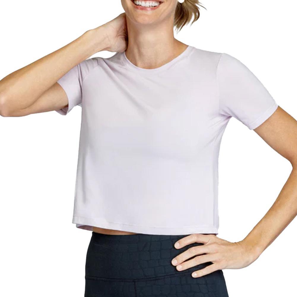 Women's Ferrara Short Sleeve Tennis Top Misty Lilac - Bell Racket Store