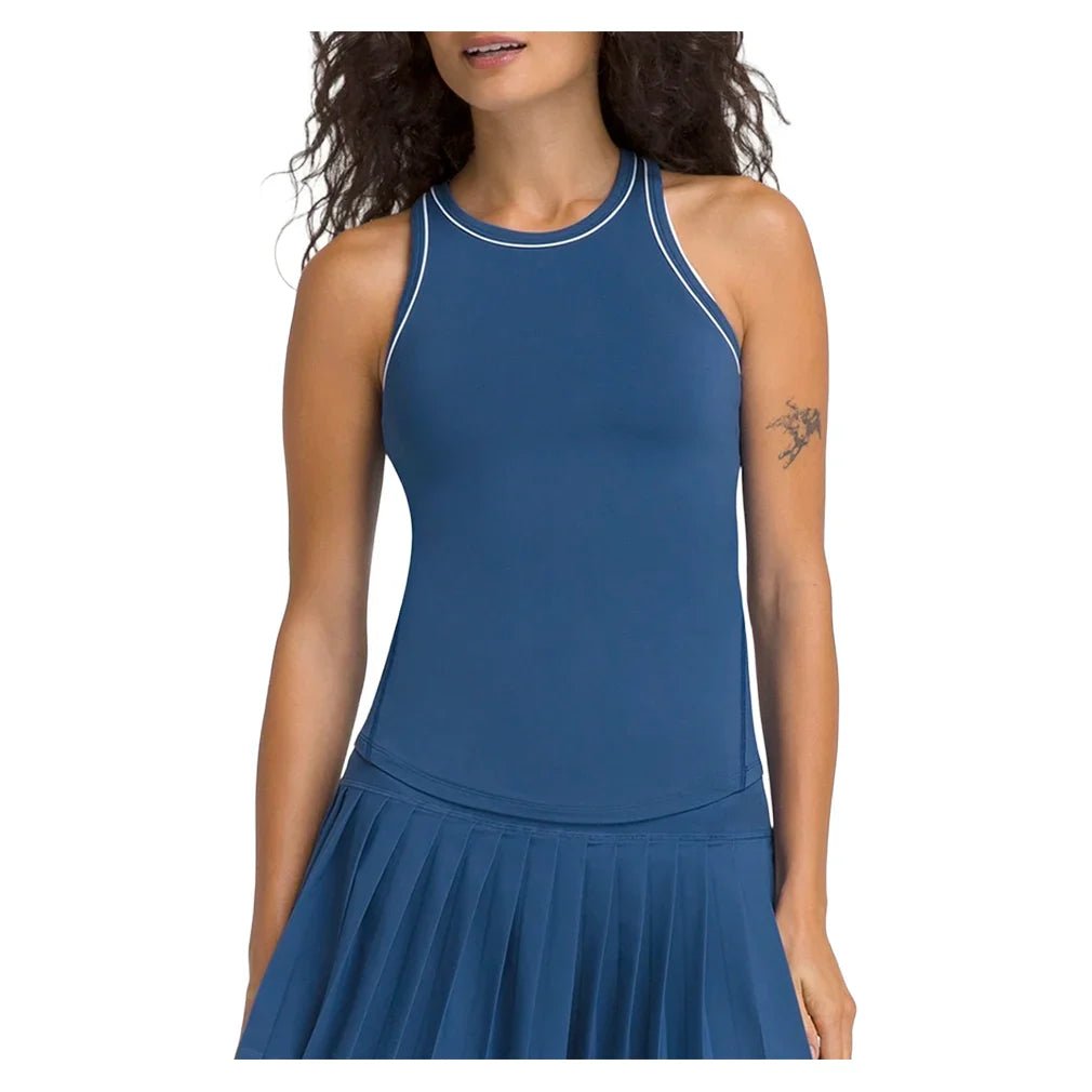 Women's Fieldhouse Lite Tennis Tank Court Blue - Bell Racket Store