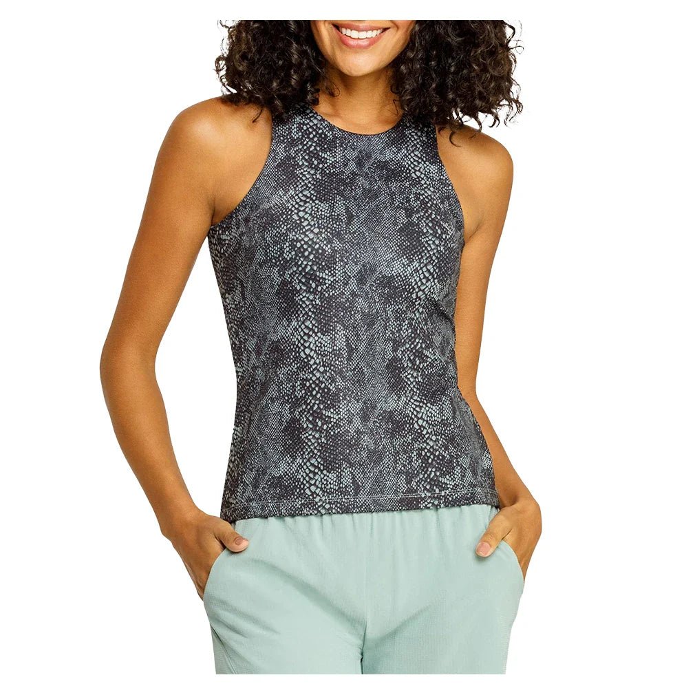 Women's Foundation Hi - Neck Tennis Tank Snakeskin - Bell Racket Store