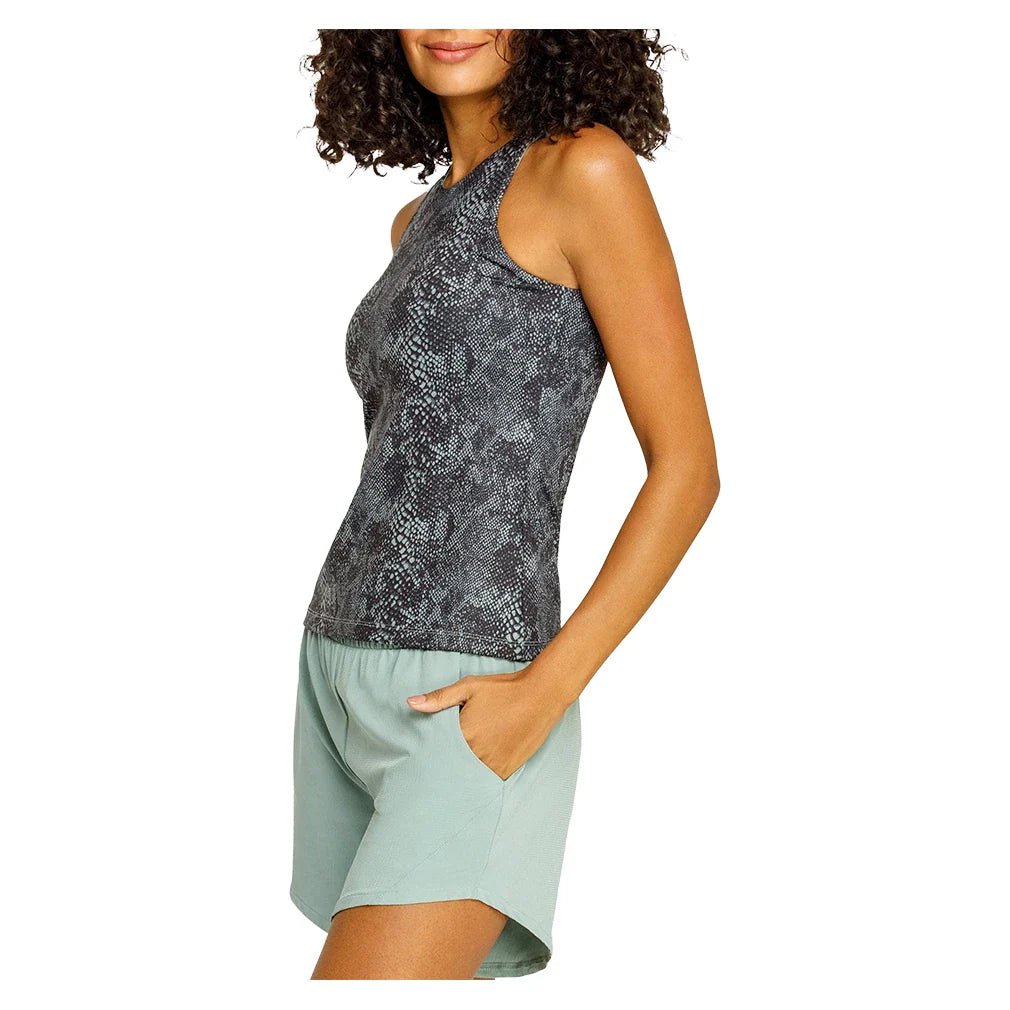 Women's Foundation Hi - Neck Tennis Tank Snakeskin - Bell Racket Store