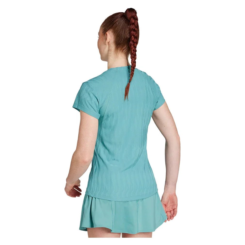 Women's Freelift CLIMACOOL Tennis Top Powder Teal - Bell Racket Store