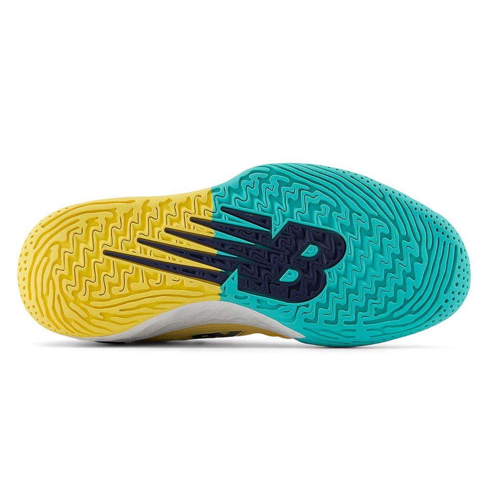 Women's Fresh Foam X CT - Rally B Width Tennis Shoes Clementine and Navy - Bell Racket Store