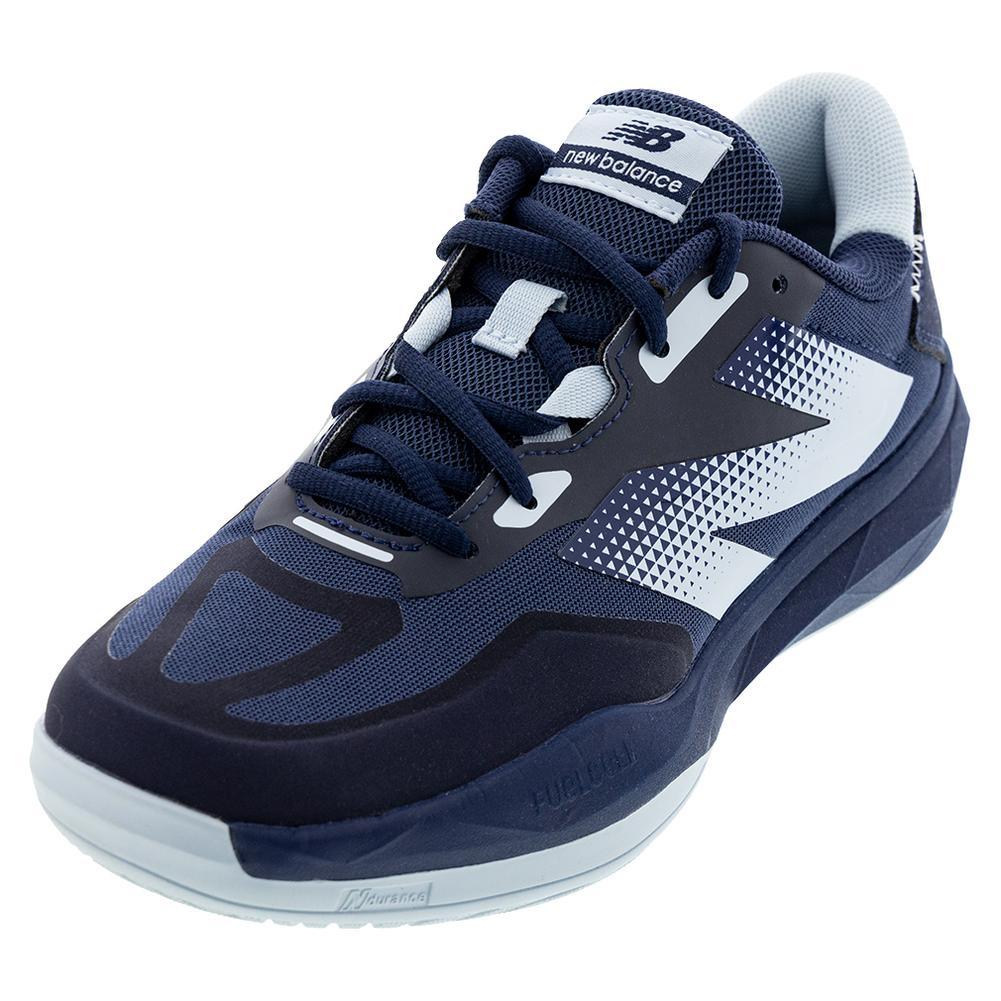 Women's FuelCell 796v4 D Width Tennis Shoes Navy and Quarry Blue - Bell Racket Store