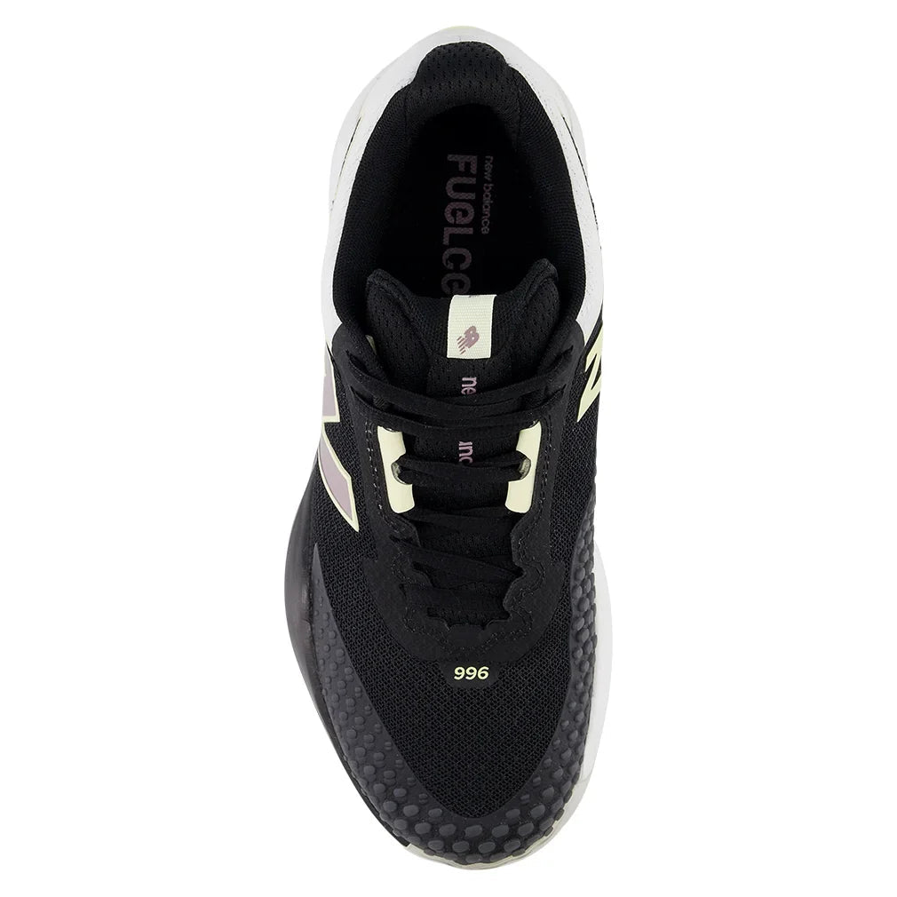 Women's FuelCell 996v6 B Width Tennis Shoes Black and White - Bell Racket Store