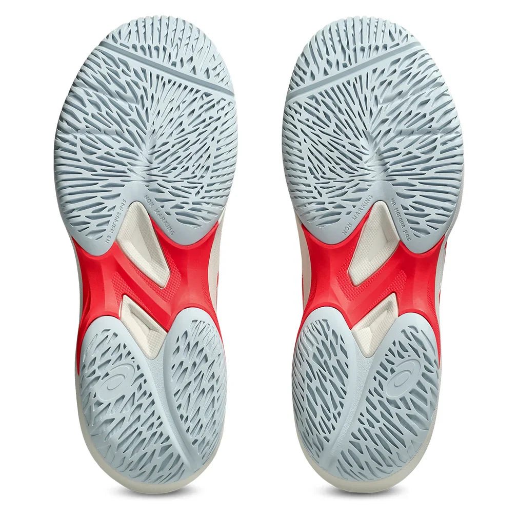 Women's Game FF Pickleball Shoes Cream and Flash Red - Bell Racket Store