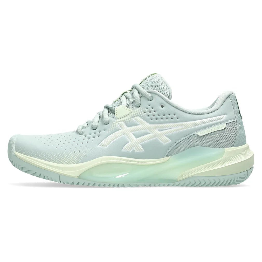 Women's GEL - Challenger 15 Clay Tennis Shoes Lichen Rock and Whisper Green - Bell Racket Store