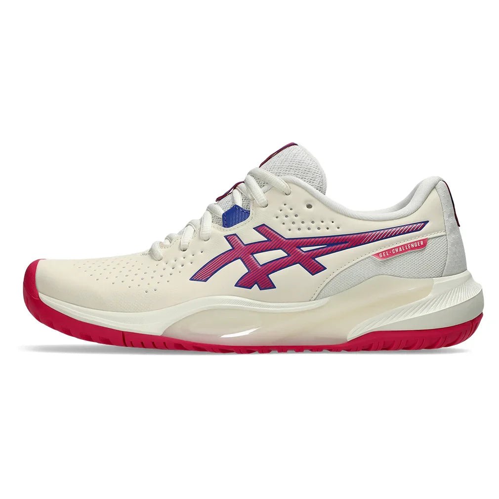 Women's GEL - Challenger 15 Tennis Shoes Cream and Bright Rose - Bell Racket Store