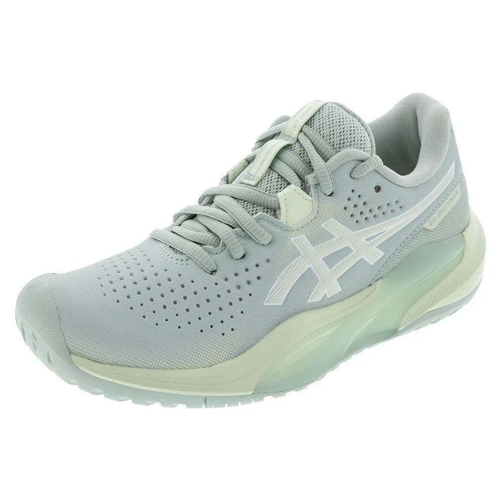 Women's GEL - Challenger 15 Tennis Shoes Lichen Rock and Whisper Green - Bell Racket Store